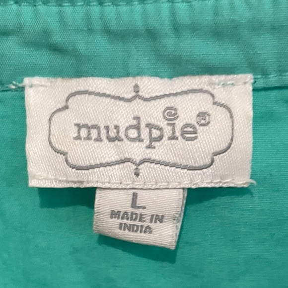 Mud Pie Teal Short Sleeve Dress - Picture 2 of 4